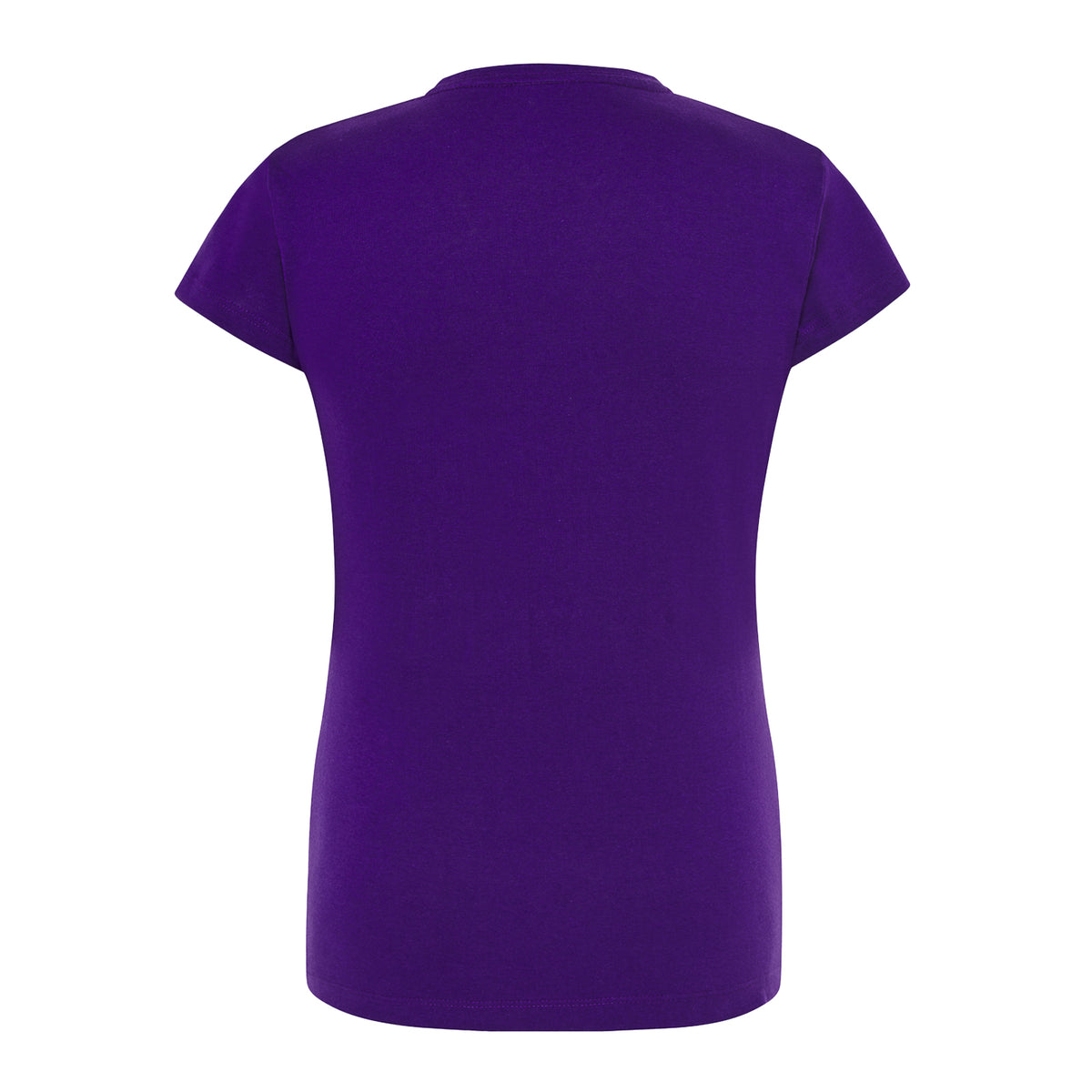 Purple - Back - JHK Womens-Ladies Comfort Regular T-Shirt