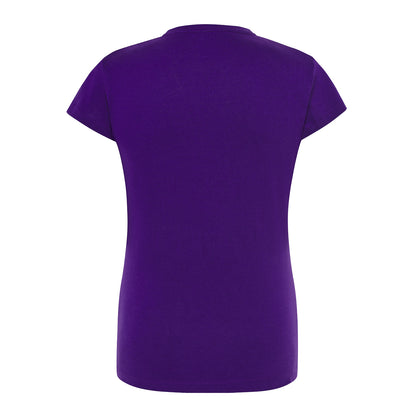 Purple - Back - JHK Womens-Ladies Comfort Regular T-Shirt