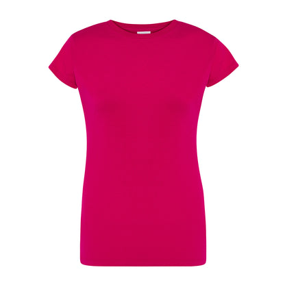 Raspberry - Front - JHK Womens-Ladies Comfort Regular T-Shirt