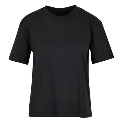 Black - Front - Build Your Brand Womens-Ladies Basic T-Shirt