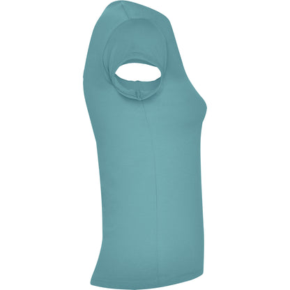 Dusty Blue - Side - Roly Womens-Ladies Belice T-Shirt