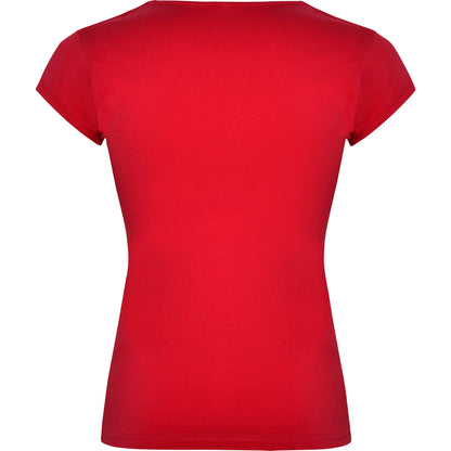 Red - Back - Roly Womens-Ladies Belice T-Shirt