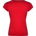 Red - Back - Roly Womens-Ladies Belice T-Shirt