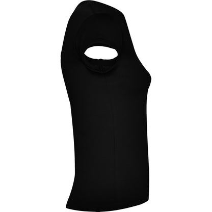 Black - Side - Roly Womens-Ladies Belice T-Shirt