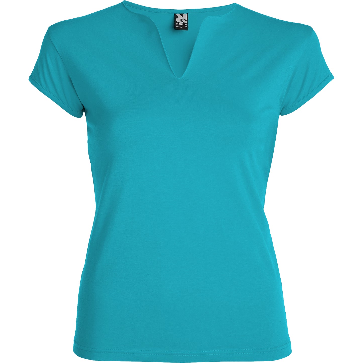 Turquoise - Front - Roly Womens-Ladies Belice T-Shirt