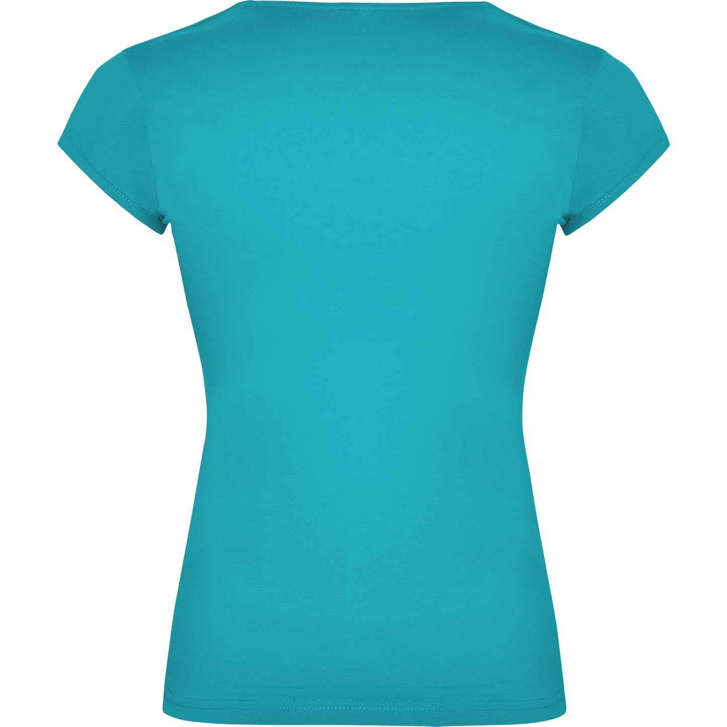 Turquoise - Back - Roly Womens-Ladies Belice T-Shirt