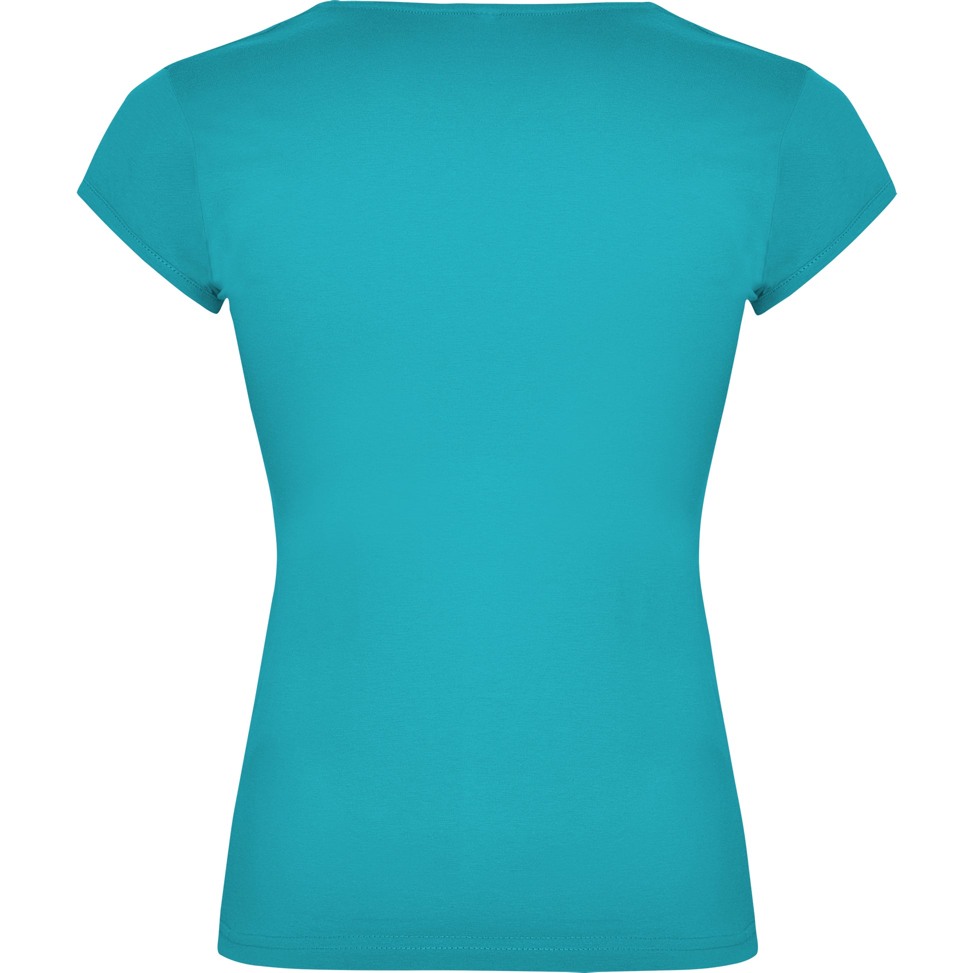 Turquoise - Back - Roly Womens-Ladies Belice T-Shirt