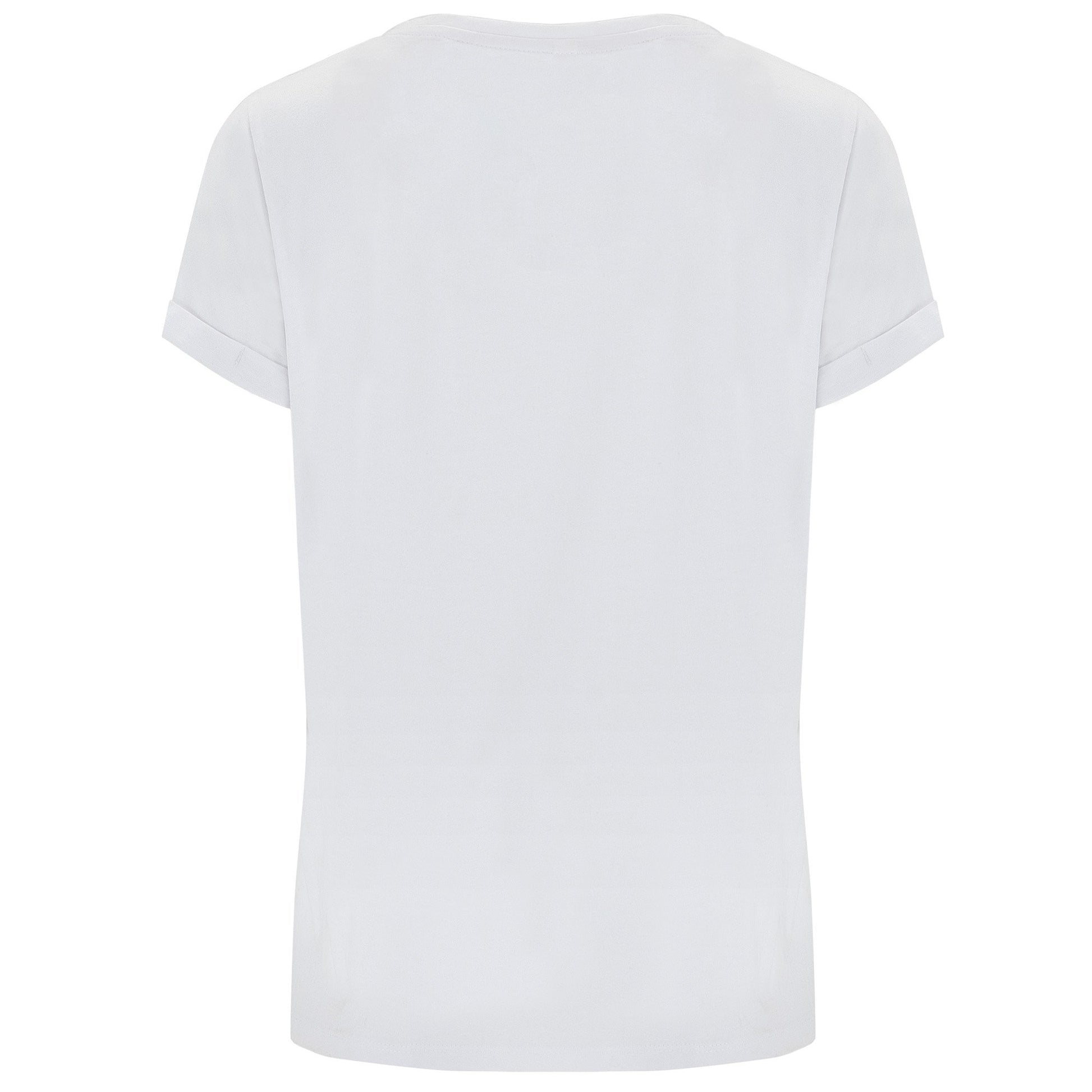 White - Back - Roly Womens-Ladies Cies T-Shirt