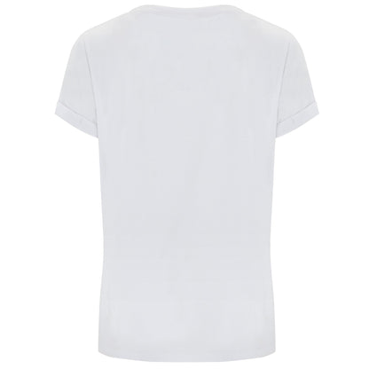 White - Back - Roly Womens-Ladies Cies T-Shirt