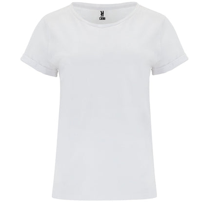 White - Front - Roly Womens-Ladies Cies T-Shirt