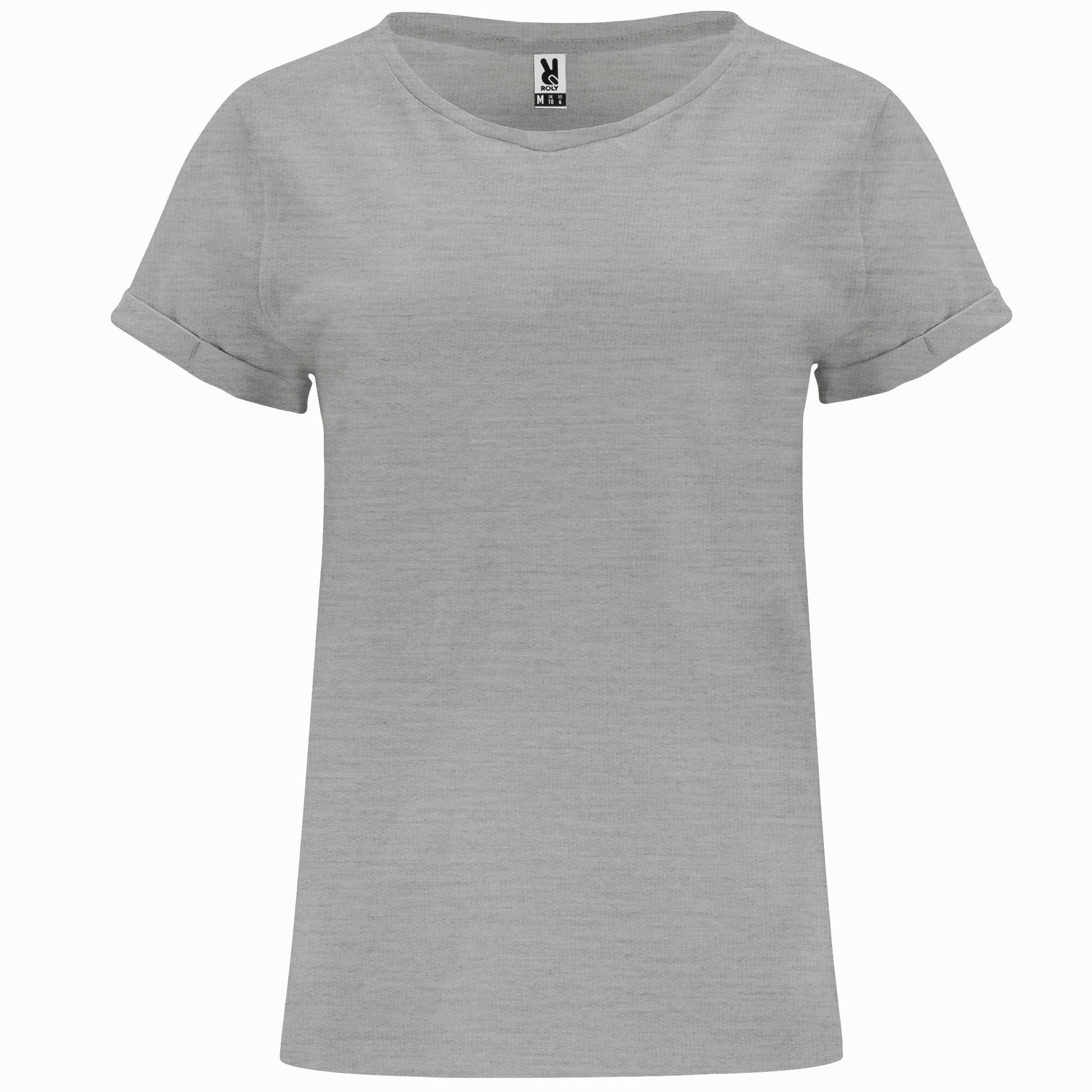 Heather Grey - Front - Roly Womens-Ladies Cies T-Shirt