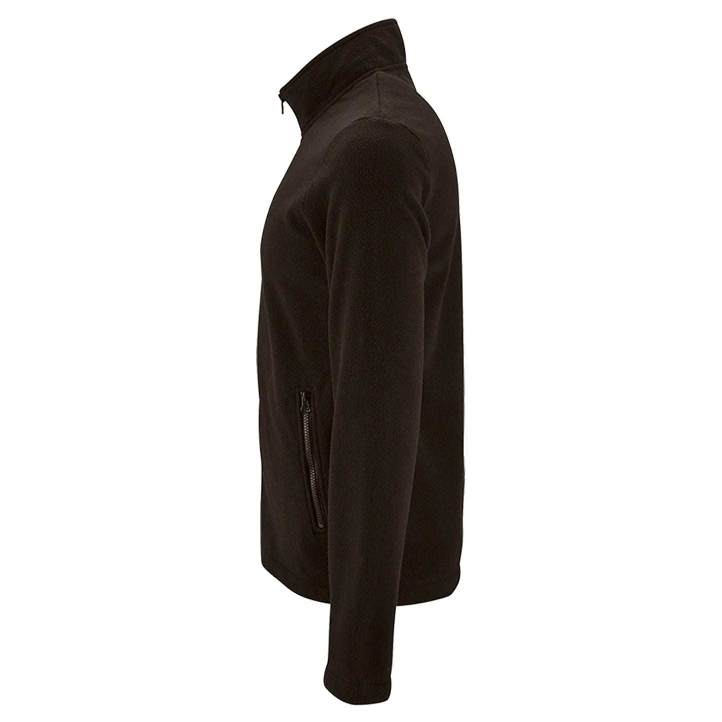 Black - Front - SOLS Womens-Ladies Norman Fleece Jacket