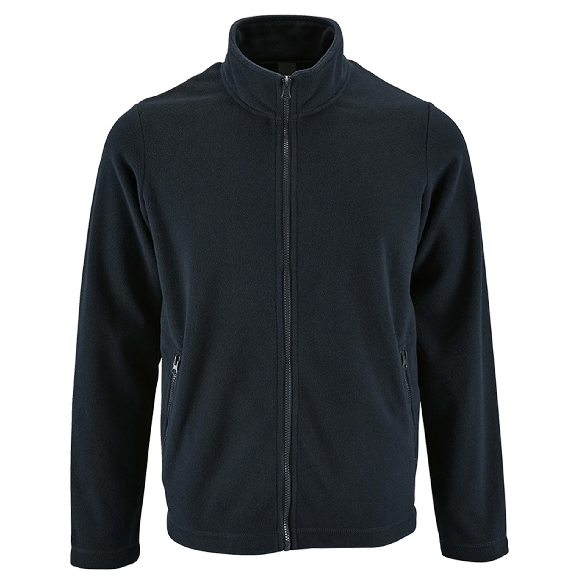 Black - Back - SOLS Womens-Ladies Norman Fleece Jacket