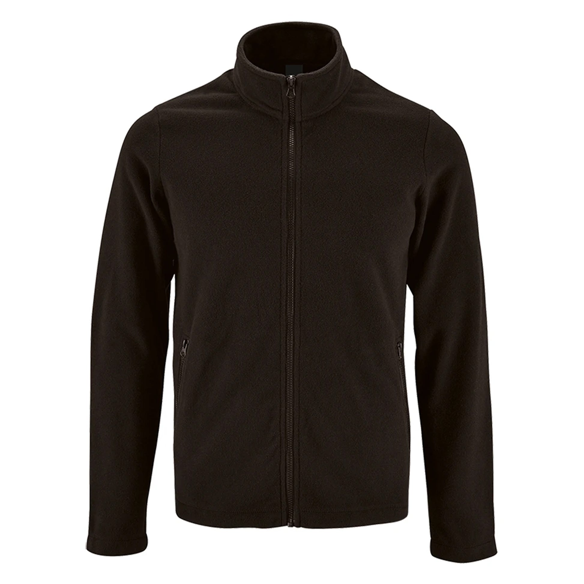 Navy - Front - SOLS Womens-Ladies Norman Fleece Jacket