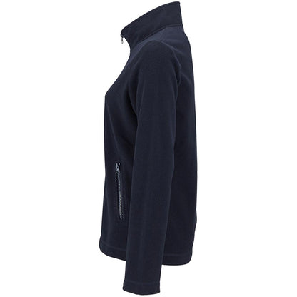 Navy - Front - SOLS Womens-Ladies Norman Fleece Jacket