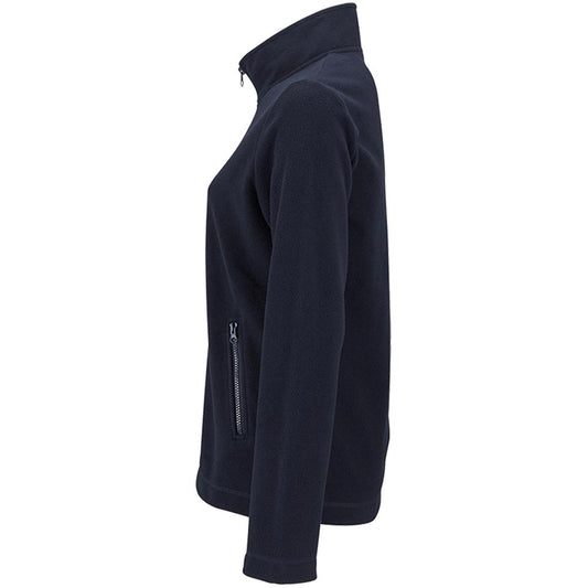 Navy - Front - SOLS Womens-Ladies Norman Fleece Jacket