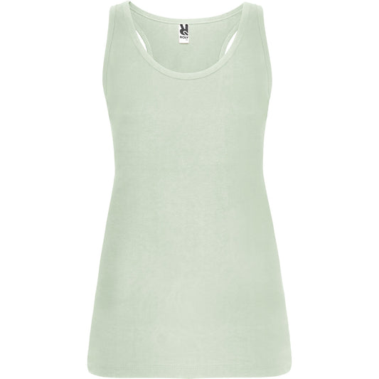 Mist Green - Front - Roly Womens-Ladies Brenda Tank Top