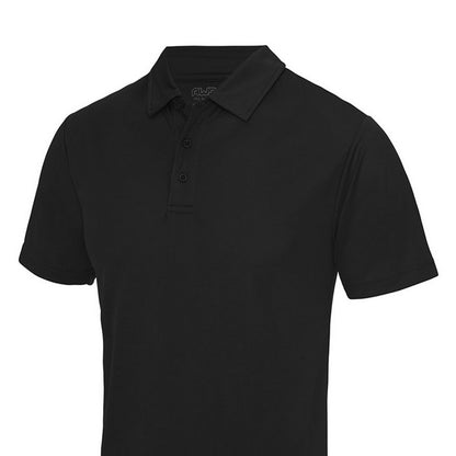 Jet Black - Back - Just Cool Mens Cool Regular Polo Shirt