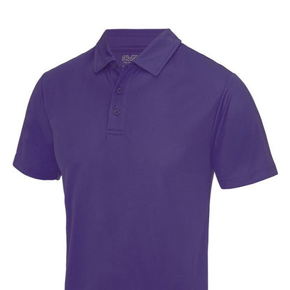 Purple - Back - Just Cool Mens Cool Regular Polo Shirt