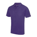 Purple - Front - Just Cool Mens Cool Regular Polo Shirt