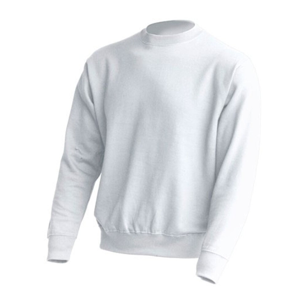 White - Front - JHK Unisex Adult Crew Neck Sweatshirt
