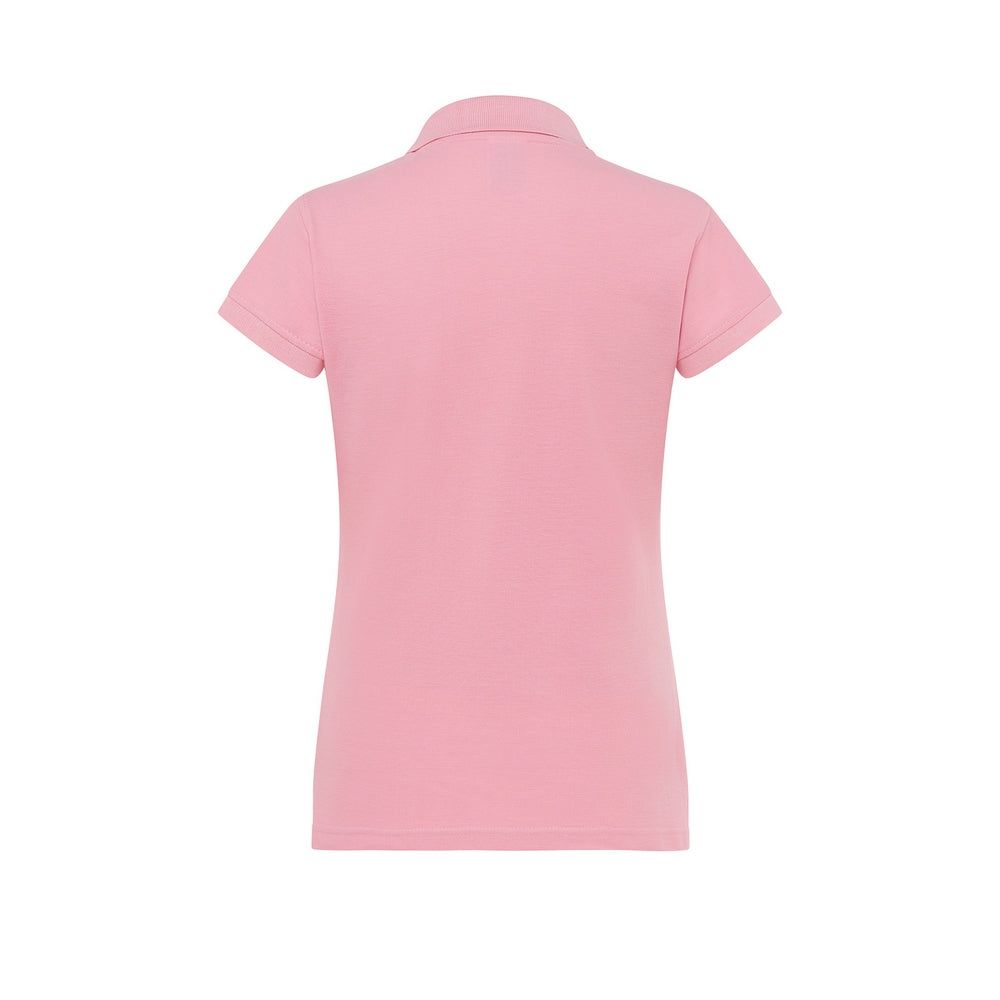 Pink - Back - JHK Womens-Ladies Regular Polo Shirt