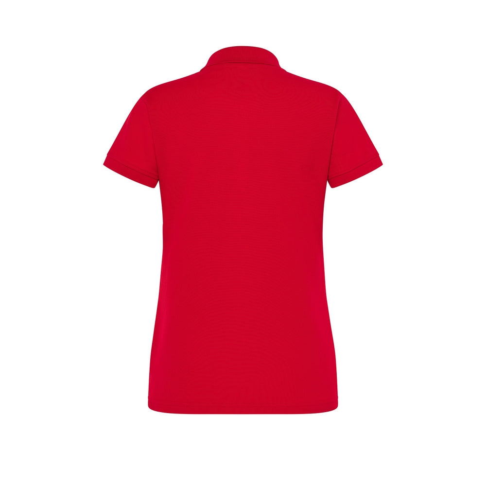 Red - Back - JHK Womens-Ladies Regular Polo Shirt