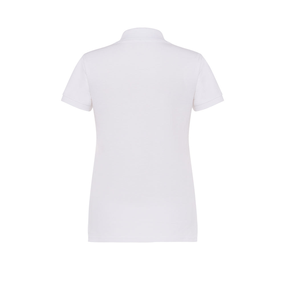 White - Back - JHK Womens-Ladies Regular Polo Shirt
