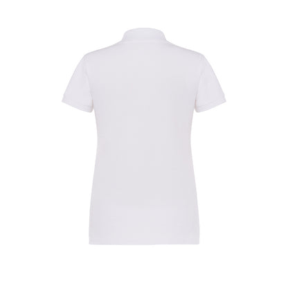 White - Back - JHK Womens-Ladies Regular Polo Shirt