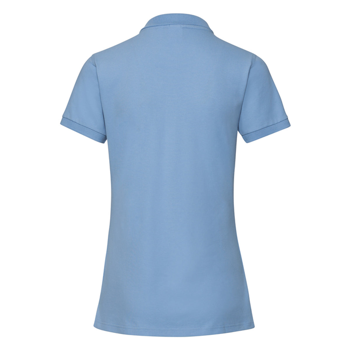 Sky - Back - Russell Womens-Ladies Stretch Fitted Polo Shirt