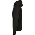 Black - Lifestyle - Build Your Brand Unisex Adult Basic Full Zip Hoodie