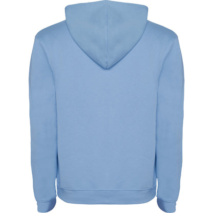 Sky Blue-White - Back - Roly Childrens-Kids Urban Drawstring Hoodie