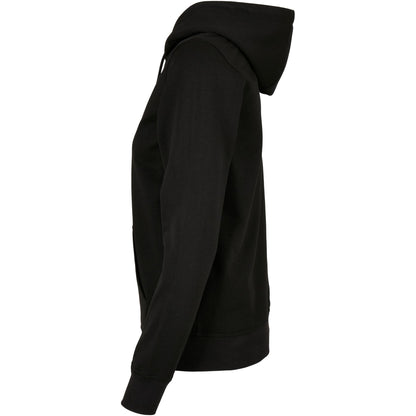 Black - Side - Build Your Brand Womens-Ladies Basic Full Zip Hoodie