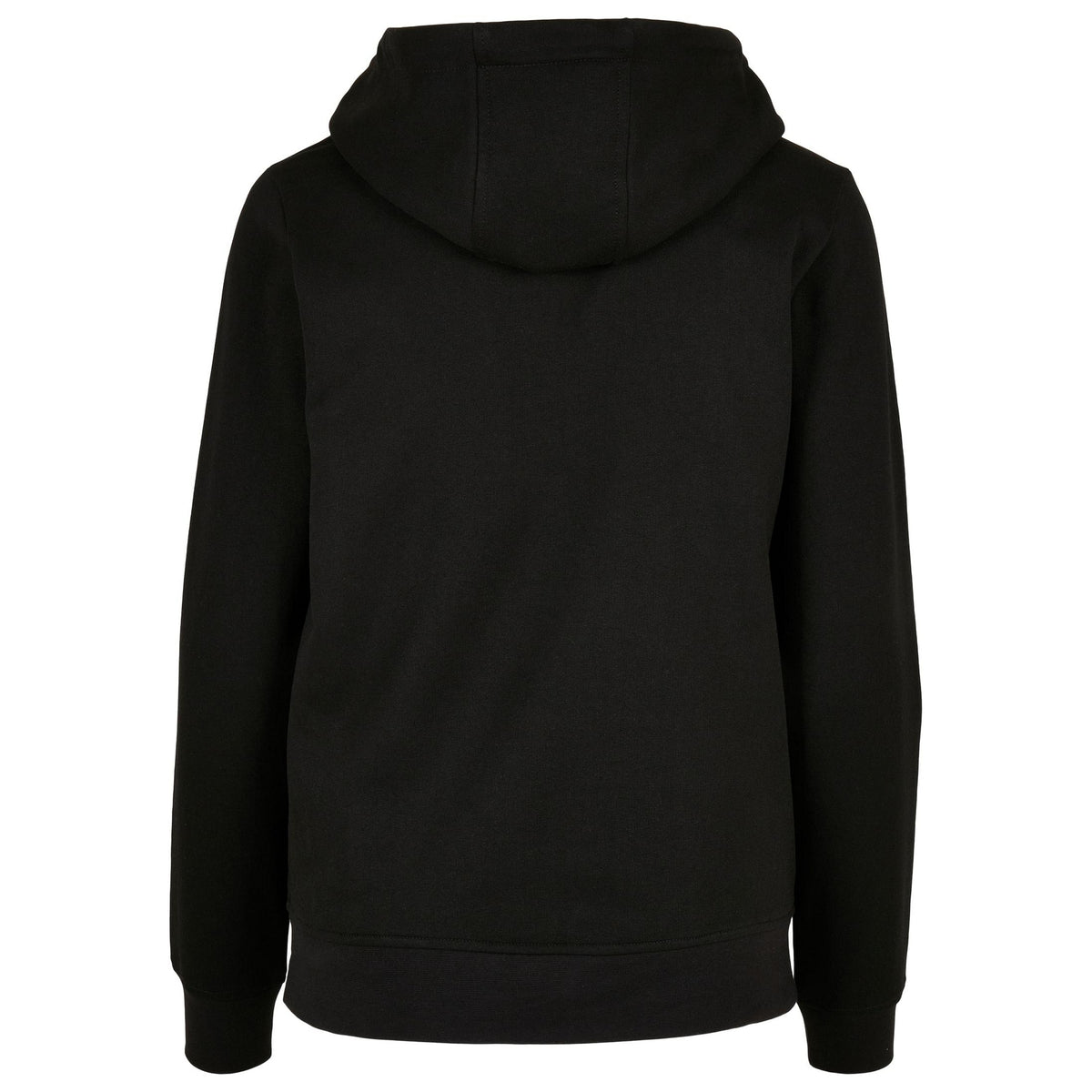 Black - Back - Build Your Brand Womens-Ladies Basic Full Zip Hoodie