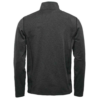 Black Heather - Back - Stormtech Mens Treeline Performance Quarter Zip Sweatshirt