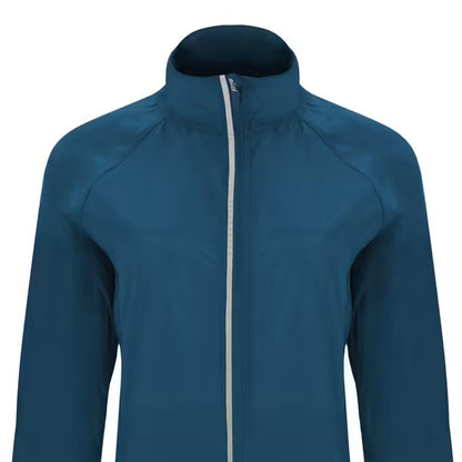 Moonlight Blue - Back - Roly Womens-Ladies Glasgow Packaway Slim Windbreaker