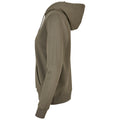 Olive - Side - Build Your Brand Womens-Ladies Basic Hoodie