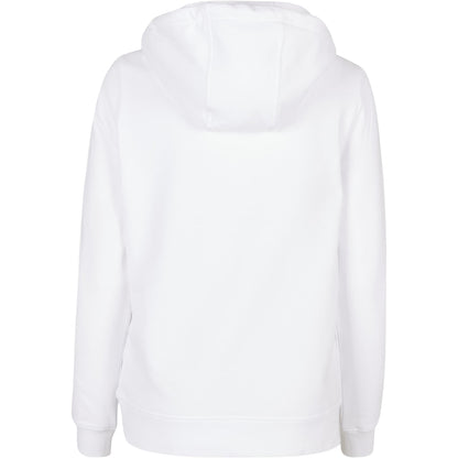 White - Back - Build Your Brand Womens-Ladies Basic Hoodie