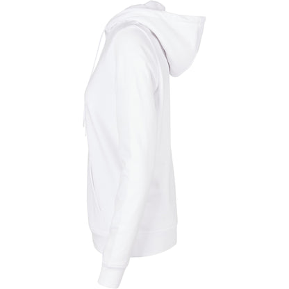 White - Side - Build Your Brand Womens-Ladies Basic Hoodie