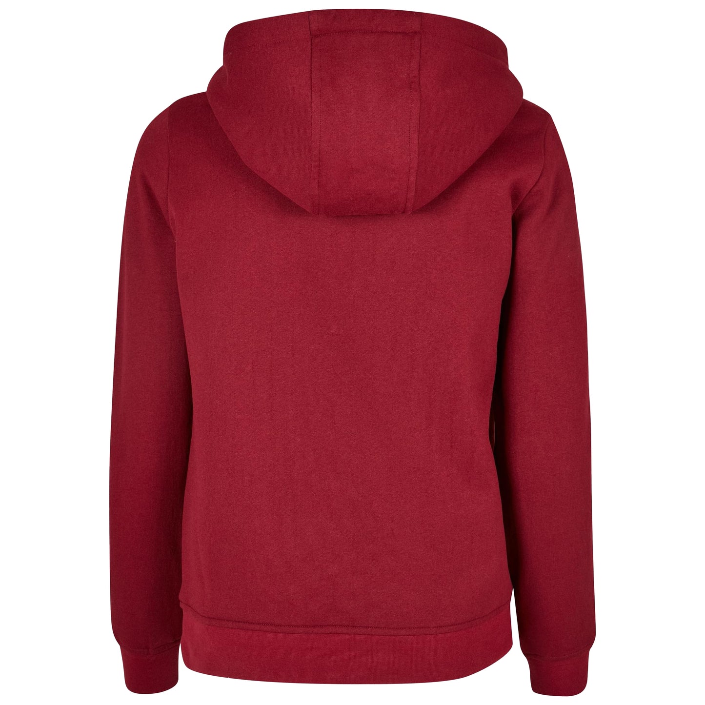 Burgundy - Back - Build Your Brand Womens-Ladies Basic Hoodie