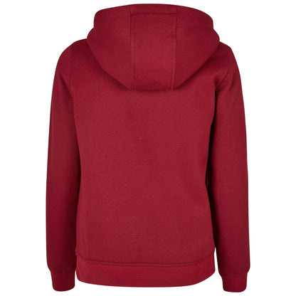 Burgundy - Back - Build Your Brand Womens-Ladies Basic Hoodie