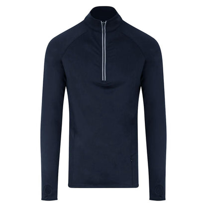French Navy - Front - Just Cool Mens Cool-Flex Half Zip Top