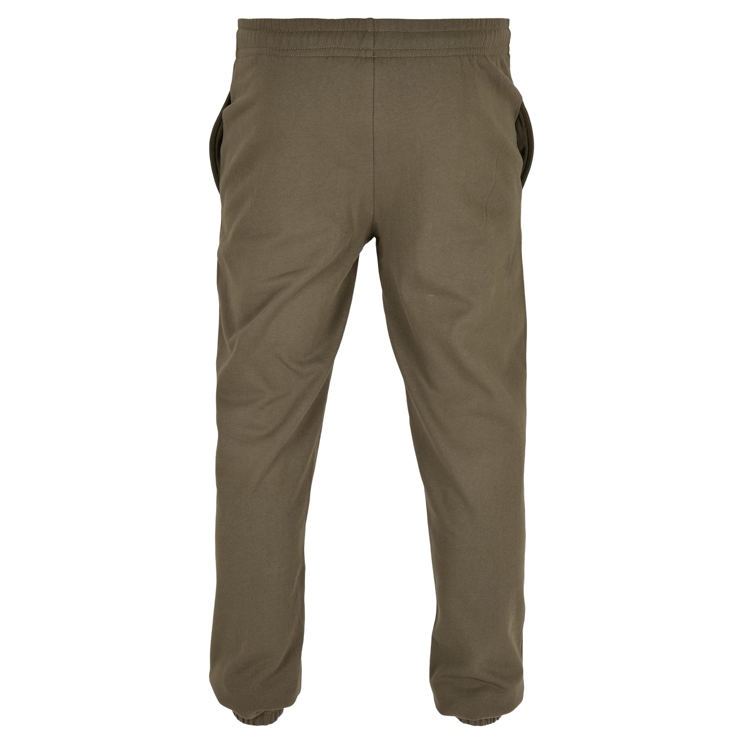 Olive - Back - Build Your Brand Unisex Adult Basic Sweatpants