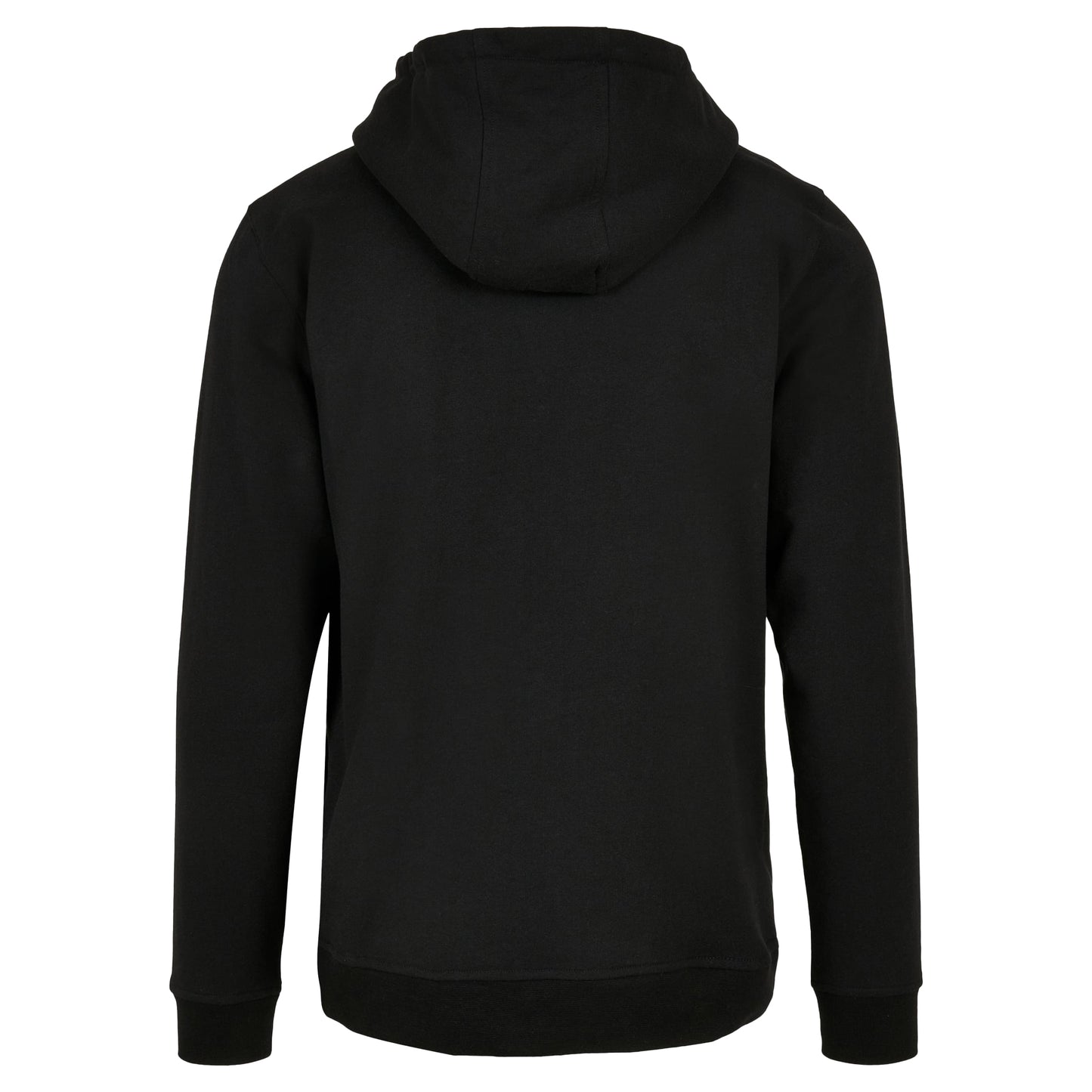 Black - Back - Build Your Brand Unisex Adult Basic Hoodie