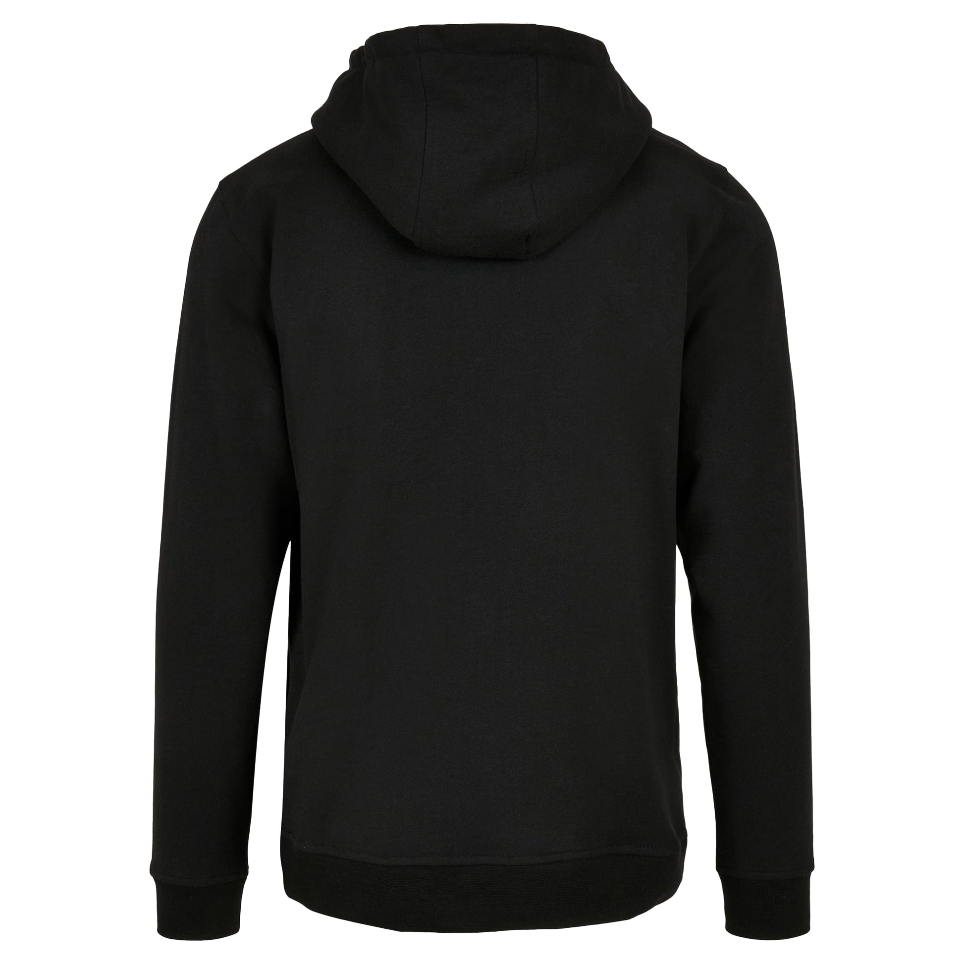 Black - Back - Build Your Brand Unisex Adult Basic Hoodie