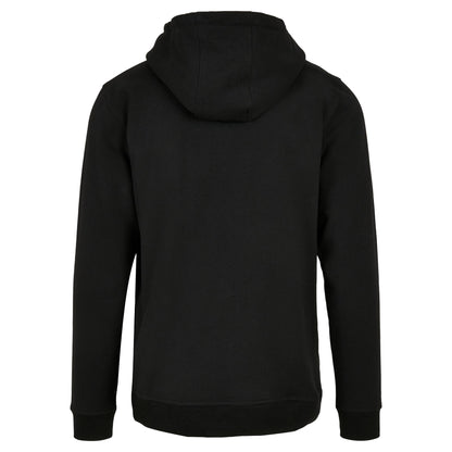Black - Back - Build Your Brand Unisex Adult Basic Hoodie