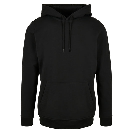 Black - Front - Build Your Brand Unisex Adult Basic Hoodie