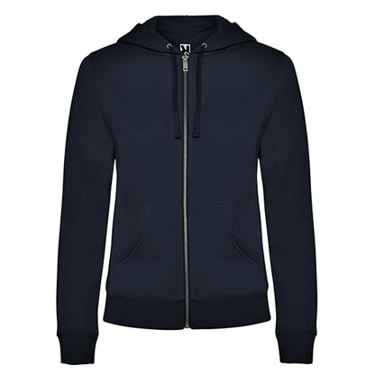 Navy Blue - Front - Roly Womens-Ladies Veleta Sweat Jacket