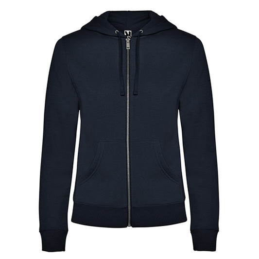 Navy Blue - Front - Roly Womens-Ladies Veleta Sweat Jacket