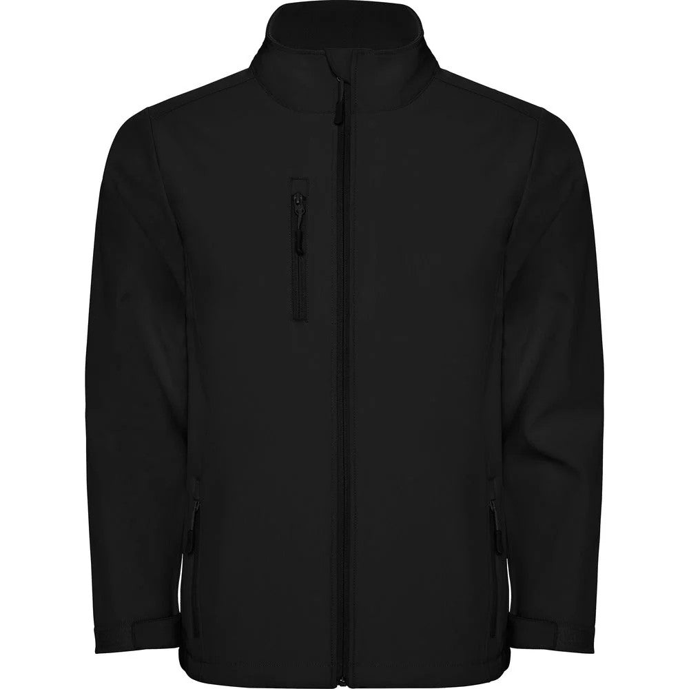 Black - Front - Roly Mens Nebraska Soft Shell Jacket